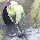 ground waterway undergrowth clearance